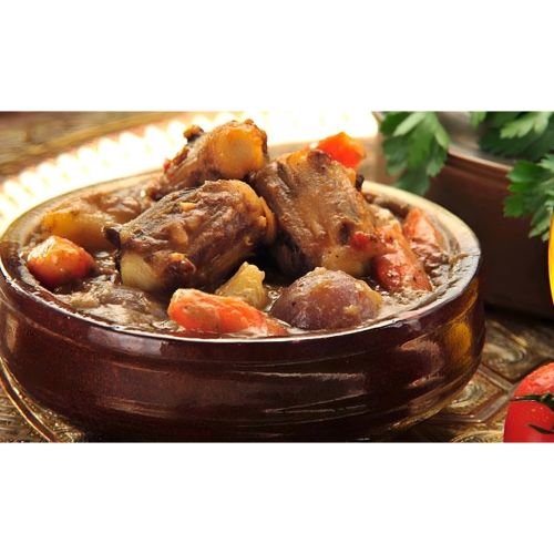 طاجن عكاوى باللحمة