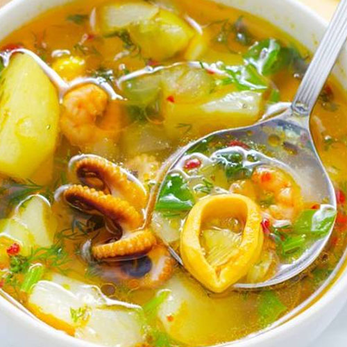 شوربة سى فود مخلية